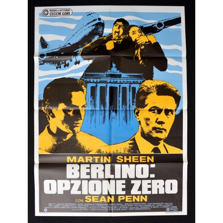 manifesto BERLINO OPZIONE ZERO martin sheen sean penn max gail A292