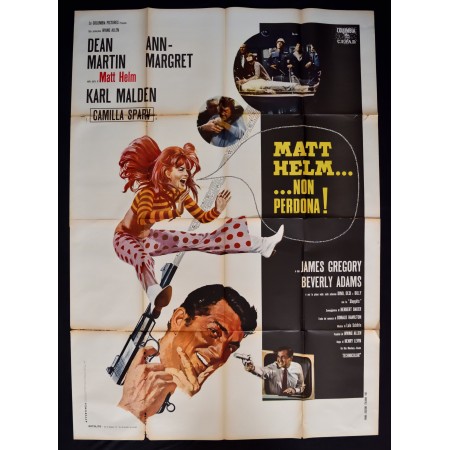 manifesto MATT HELM NON PERDONA dean martin karl malden sparv A293