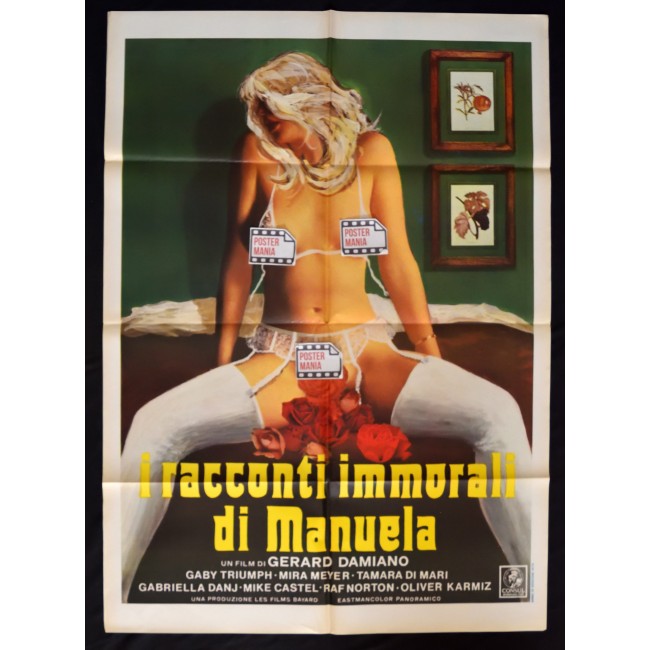 manifesto I RACCONTI IMMORALI DI MANUELA sexy erotico gerard damiano A294