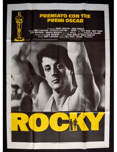 manifesto ROCKY sylvester stallone boxe pugilato talia shire meredith A297