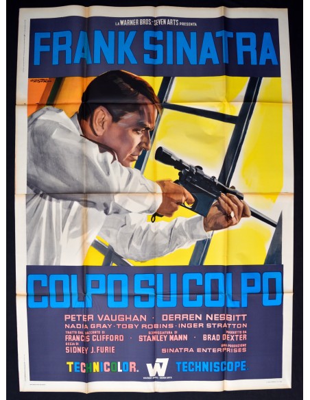 manifesto COLPO SU COLPO frank sinatra vaughan derren nesbitt A298