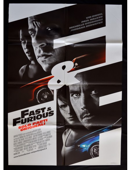 manifesto FAST AND FURIOUS Vin Diesel Paul Walker Strong Rick Yune A300