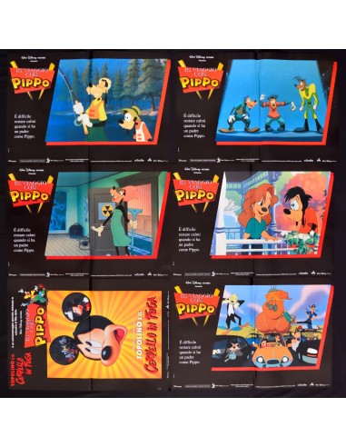 fotobuste IN VIAGGIO CON PIPPO animazione walt disney topolino paperino F255