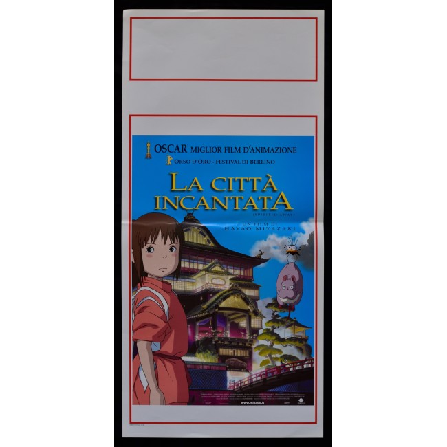 locandina LA CITTA' INCANTATA Chihiro Miyazaki Animazione Ghibli anime B238
