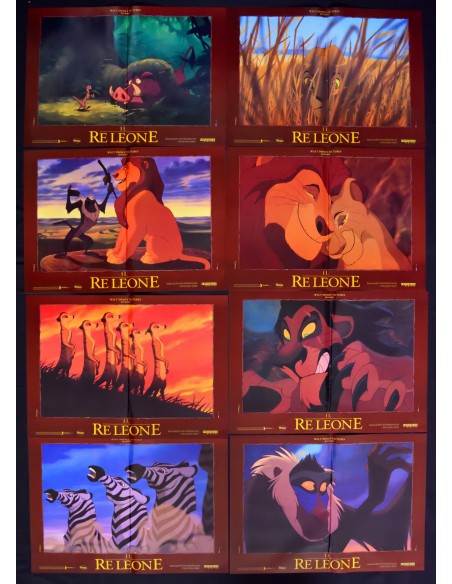 fotobuste IL RE LEONE Disney The Lion King Animazione Cartoon Africa F261