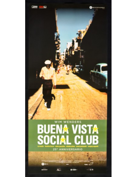 locandina BUENA VISTA SOCIAL CLUB Wenders Cooder Ferrer Ochoa Cuba B240