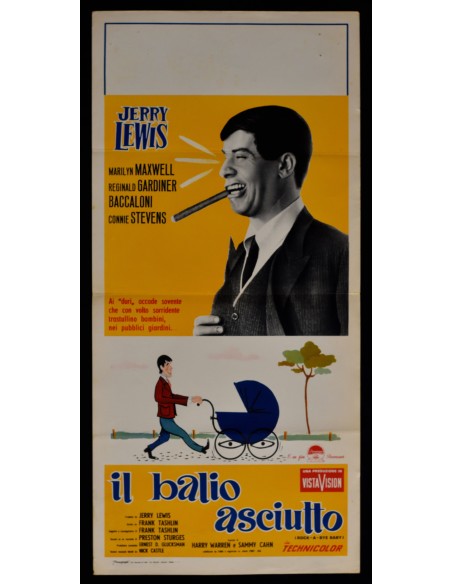 locandina IL BALIO ASCIUTTO jerry lewis maxwell gardiner baccaloni B241