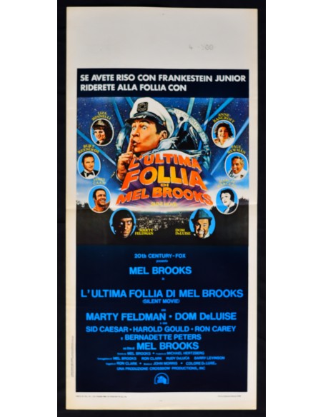 locandina L'ULTIMA FOLLIA DI MEL BROOKS burt reynold liza minnelli paul newman B241