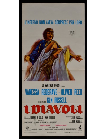 locandina I DIAVOLI Vanessa Redgrave ken russell Oliver Reed Poster The Dev B242