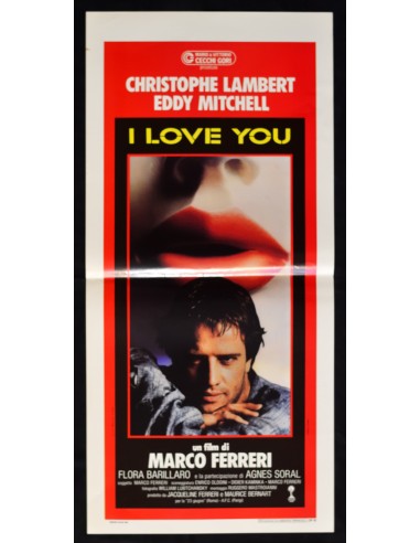 locandina I LOVE YOU christopher lamber marco ferreri B243