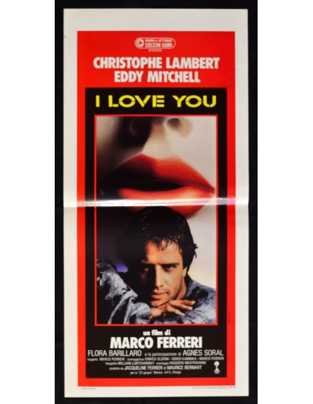 locandina I LOVE YOU christopher lamber marco ferreri B243