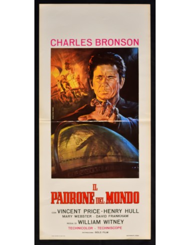 locandina IL PADRONE DEL MONDO charles bronson vincent price B244