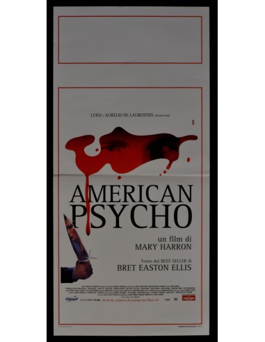 locandina AMERICAN PSYCHO mary harron bret easton ellis B244