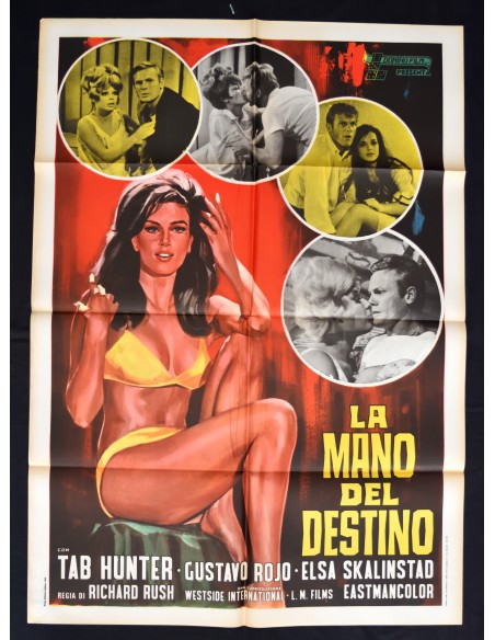 manifesto LA MANO DEL DESTINO tab hunter skalinastao elsa rojo A335