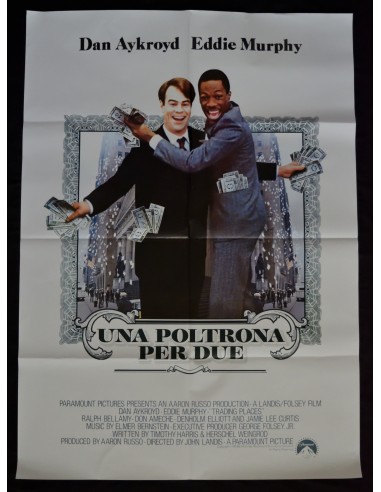 manifesto UNA POLTRONA PER DUE eddie murphy dan aykroyd denholm landis A344