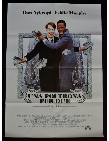 manifesto UNA POLTRONA PER DUE eddie murphy dan aykroyd denholm landis A344