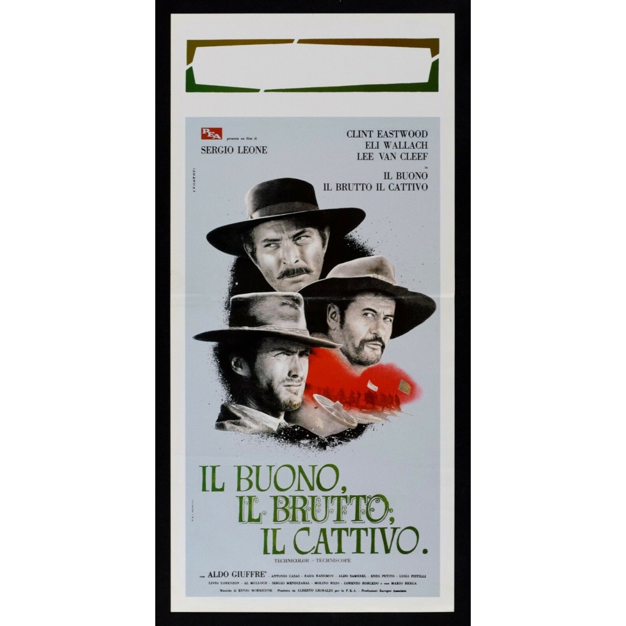 Film Poster Il Buono Il Brutto Il Cattivo, Sergio Leone 70x100 CM - GoPoster