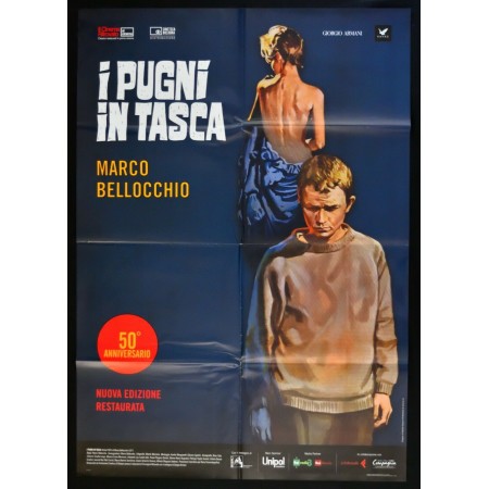 manifesto I PUGNI IN TASCA marco bellocchio cinema poster film locandina M333