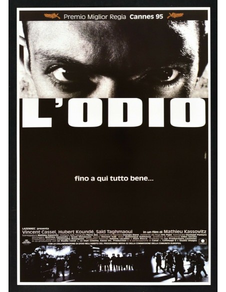 locandina L'ODIO la haine vincent cassel mathieu kassovitz banlieue cinema CAT3