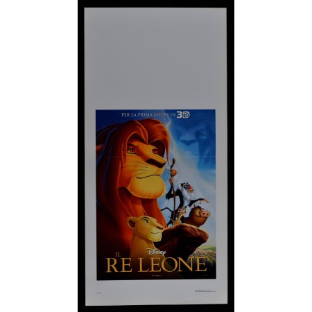 locandina IL RE LEONE Disney The Lion King Animazione Cartoon Africa B180