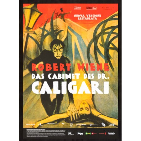 locandina IL GABINETTO DEL DOTTOR CALIGARI robert wiene horror cinema poster CAT14