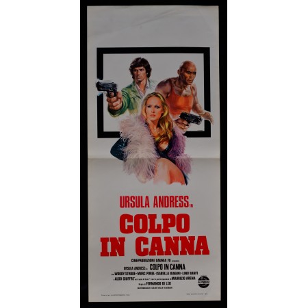 locandina COLPO IN CANNA lino banfi ursula andress fernando di leo B44