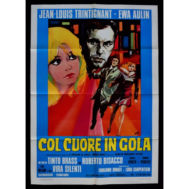 manifesto COL CUORE IN GOLA tinto brass ewa aulin trintignant bisacco  silent A65