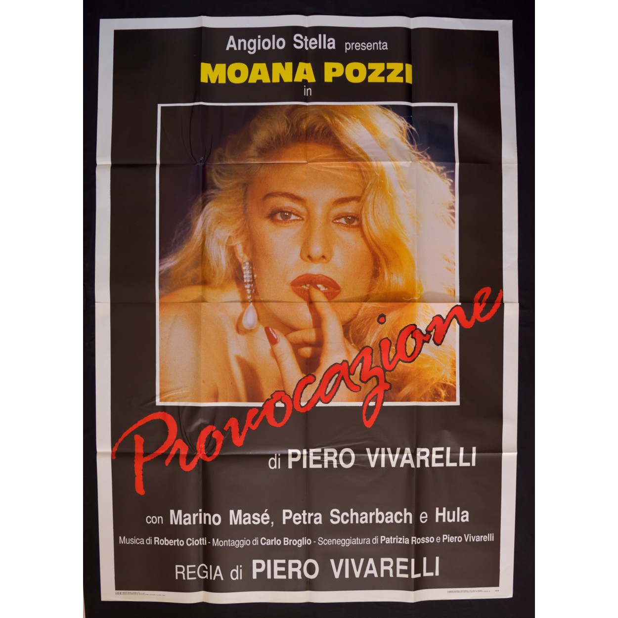 manifesto PROVOCAZIONE moana pozzi masè vivarelli hula scharbach A131