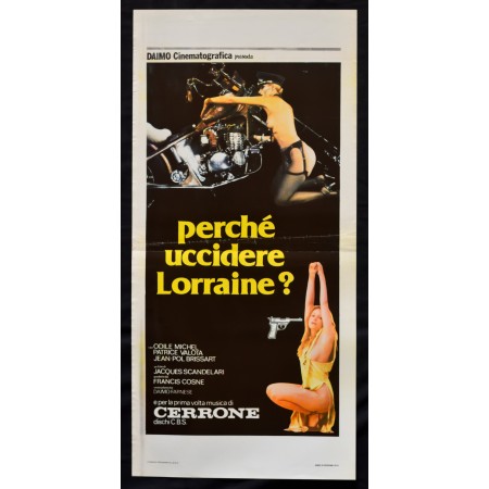 locandina PERCHE UCCIDERE LORRAINE thriller cerrone scandelari odile B126