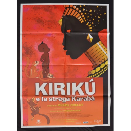 manifesto KIRIKU' E LA STREGA KARABA' Ocelot Kirikou et la Sorcière A161