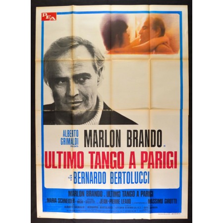 manifesto ULTIMO TANGO A PARIGI Bertolucci Marlon Brando Maria Schneider A273